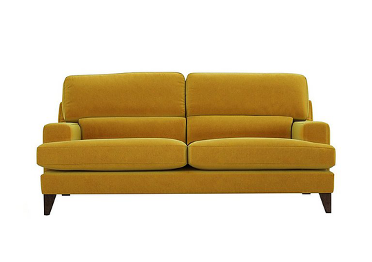 The Lounge Co. - Romilly 3 Seater Fabric Sofa - Yellow