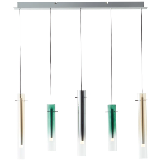 Alec-Andrew 5 - Light Kitchen Island Cylinder Pendant