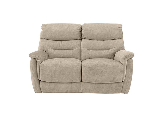 Chicago 2 Seater Fabric Power Recliner Sofa - Cream