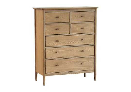 Ercol - Teramo 7 Drawer Tall Chest - Brown