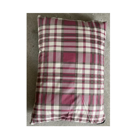 Ovalle Dog Pillow in Red/Brown