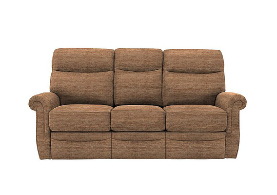 G Plan - Avon 3 Seater Fabric Power Recliner Sofa - Brown