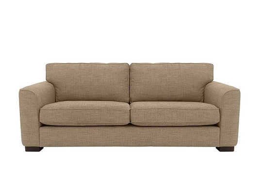 Elora 4 Seater Fabric Sofa - Brown