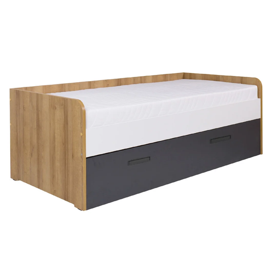 Muskego European Single (90 x 200cm) Cabin Bed with Drawers