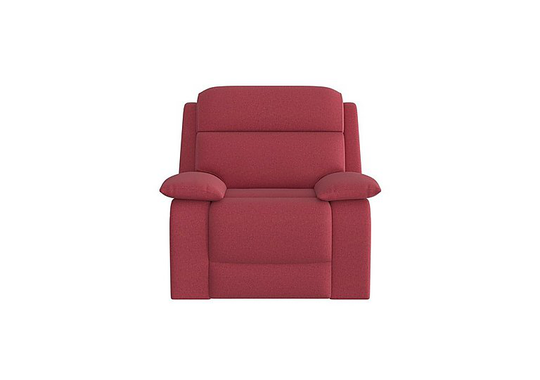 Moreno Fabric Recliner Armchair - Red
