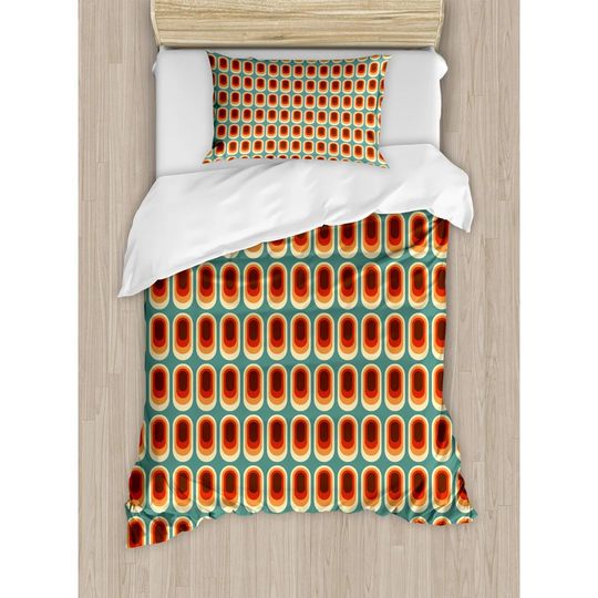 Sargent Multicolour 100% Brushed Microfibre Duvet Cover Set