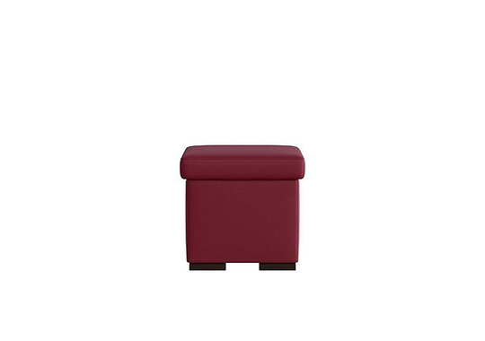 Nicoletti - Tosca Leather Tray Stool - Red
