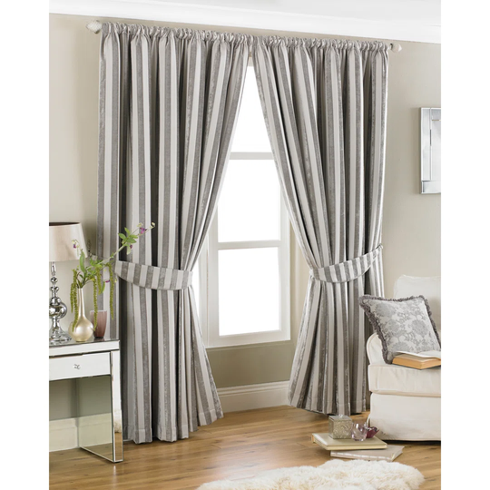 Pencil Pleat Semi-Sheer Curtains