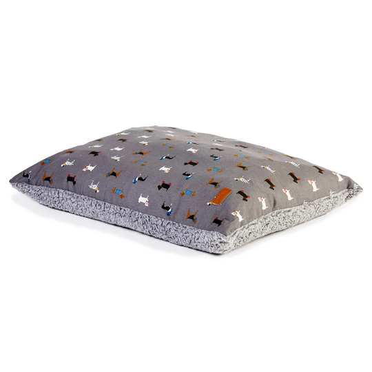 Fatface Pillow in Grey