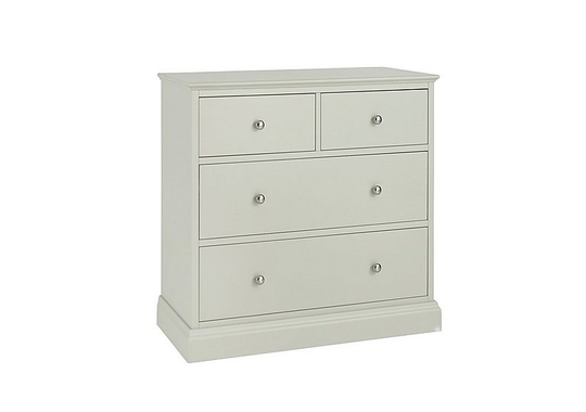 Faye 2+2 Drawer Chest - Grey