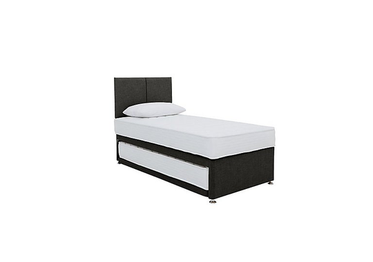Highgrove - Stayover Guest Bed with Trance Headboard - Grey