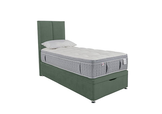 Millbrook - PureTech Pillow Top End Ottoman Divan Set - Single - Green