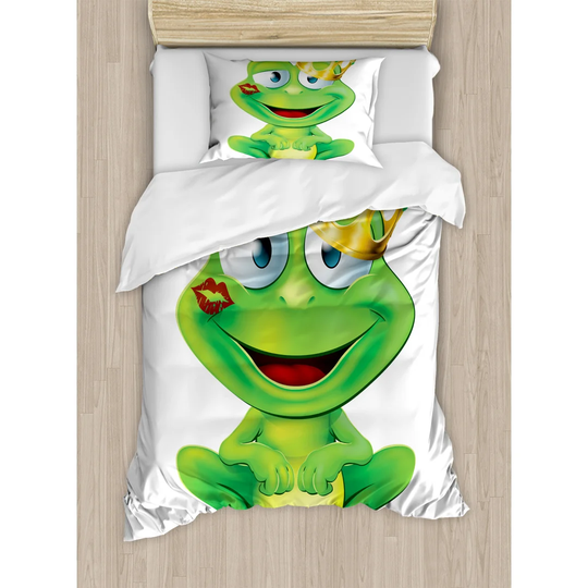Schroeder Green 100% Brushed Microfibre Duvet Cover Set