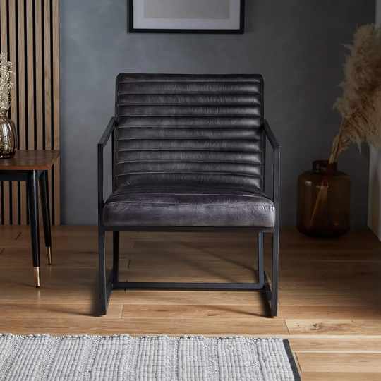 Kiah Leather Lounge Chair