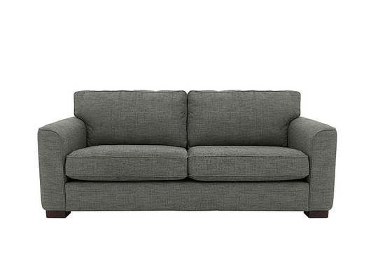 Elora 3 Seater Fabric Sofa - Grey