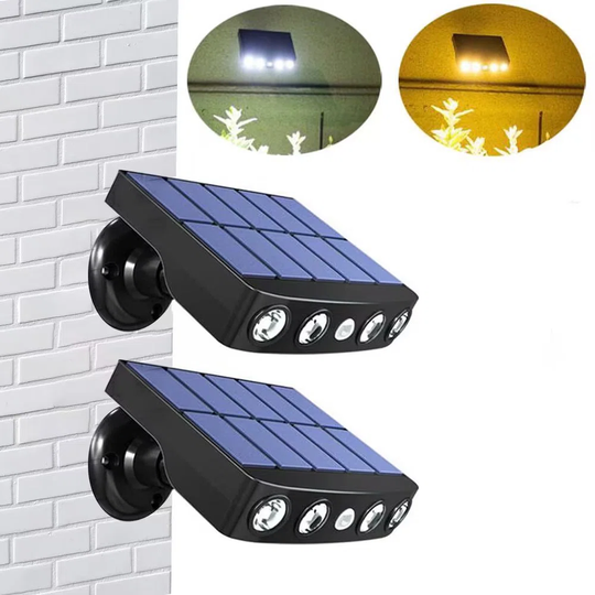 Solar Lights Motion And Light Sensor Wireless IP 65 Waterproof Outdoor Lights For Garden And HOUSE WALLAutomatically Switch At Dusk And Dawn