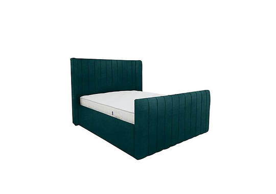 Eira High Foot End Bed Frame - King Size - Green