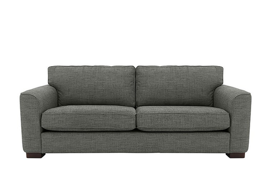 Elora 4 Seater Fabric Sofa - Grey