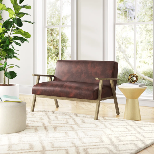 Howton Genuine Leather 2 Seater Sofa