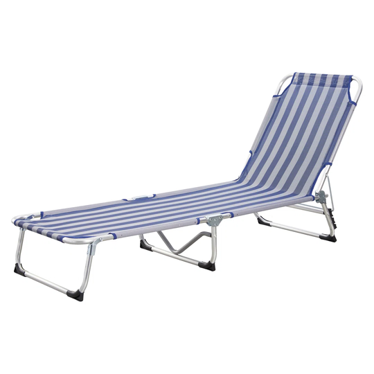 Sunlounger Blue/wgite