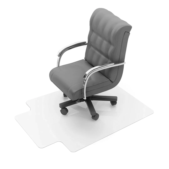 Medium Pile Carpet Straight Standard Lip Chair Mat