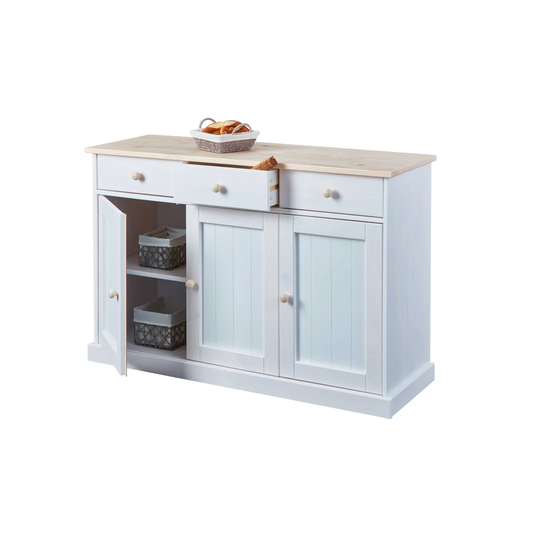 Harta 130 Cm Wide 3 Drawer Sideboard