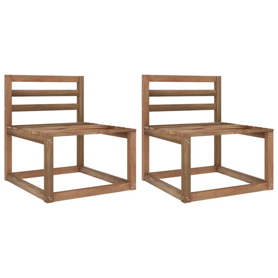 Toros 64Cm Wide Outdoor Pine Garden Sofa