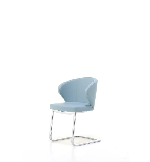 Savner Genuine Leather Upholstered Dining Chair