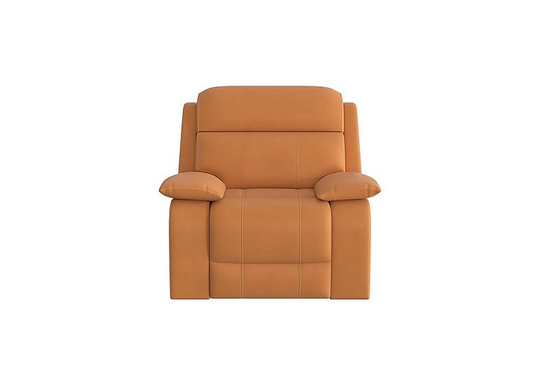 Moreno Leather Armchair - Yellow- World of Leather