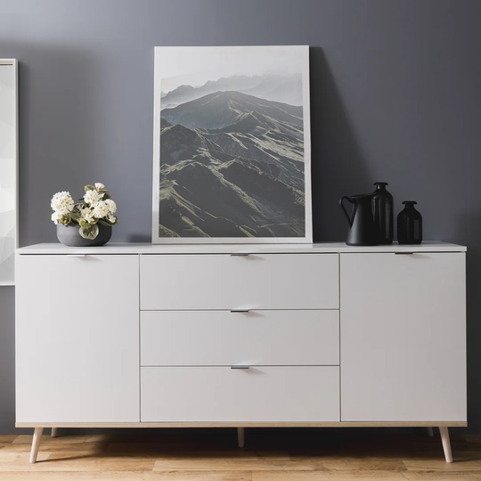 White Wood Sideboard