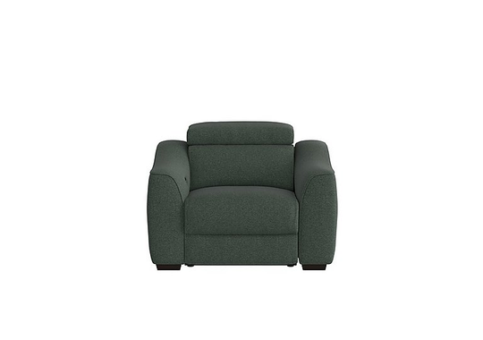 Elixir Fabric Manual Recliner Armchair - Green