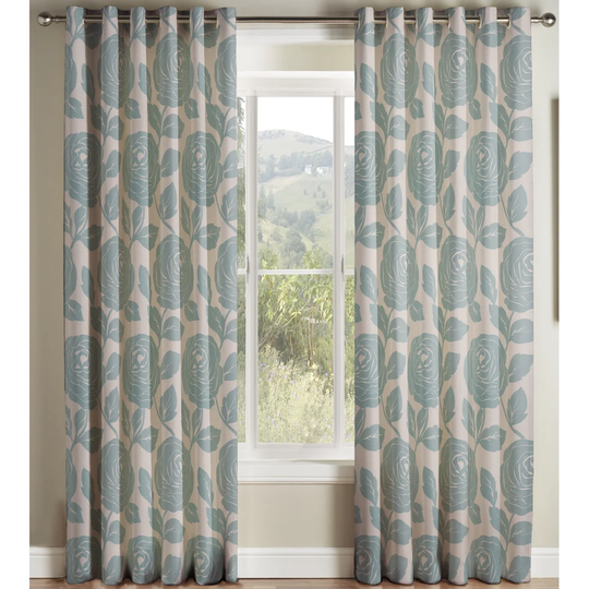 Yvaine Eyelet Semi Sheer Curtains
