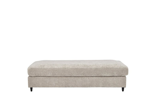 Esprit Large Fabric Stool Bed - Silver
