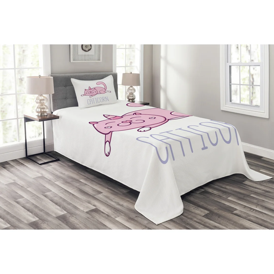 Agamveer Bedspread Set with Pillow Sham