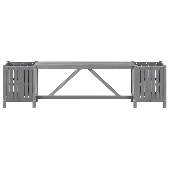 Lidya Wooden Planter Bench