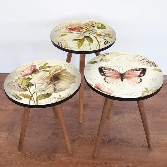 Joanie 3 Piece Nest of Tables