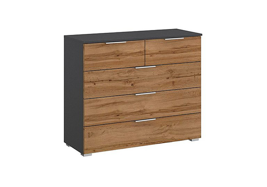 Rauch - Indiana 3 + 2 Drawer Chest of Drawers - Brown