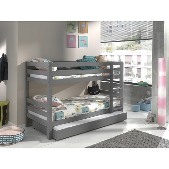Bunk Loft Bed Pino 140 Cm Height Incl. Bed Drawer