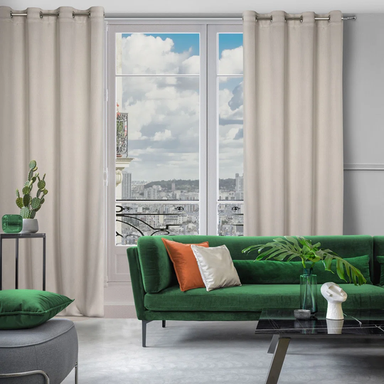 Hassib Eyelet Max Blackout Thermal Single Curtain