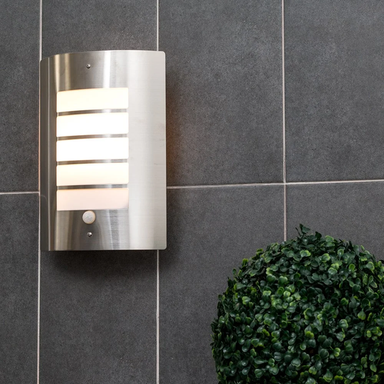 Chiswick Silver Outdoor Bulkhead Light