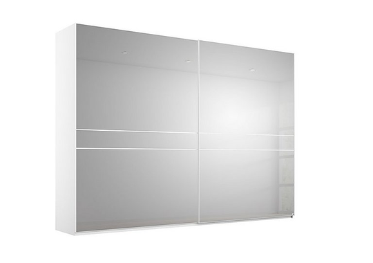 Rauch - Lando Sliding Mirror Wardrobe - 280-cm - White