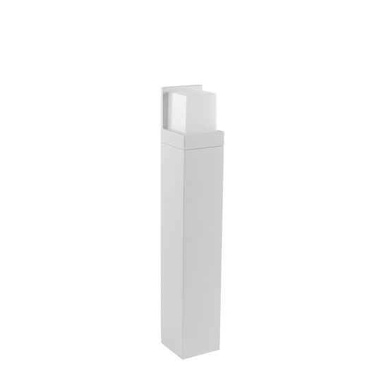 Erardo White Integrated LED Metal Bollard Light