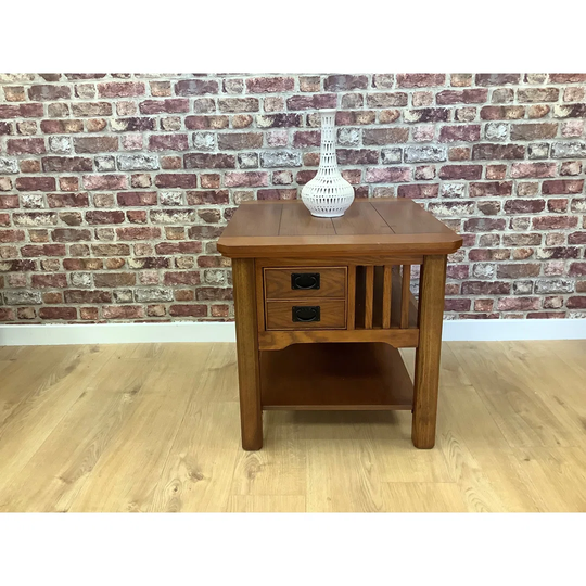 Nihan Side Table with Storage