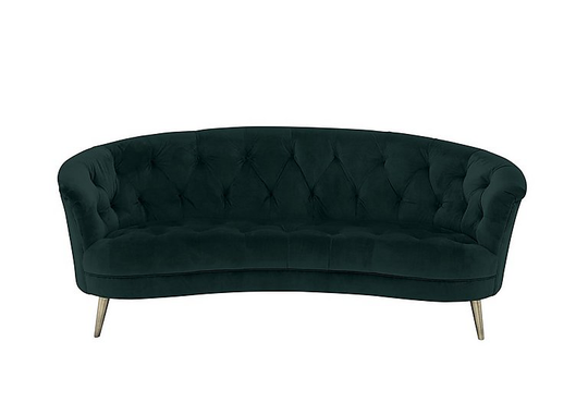 Alexander and James - Soho 3 Seater Fabric Sofa - Green
