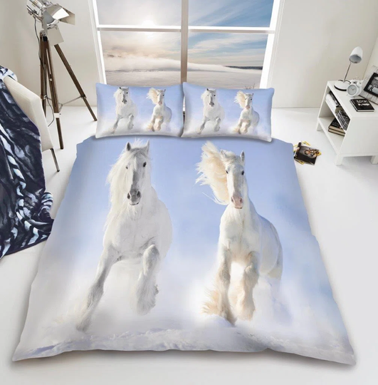 Stafford White 144 TC Duvet Cover Set