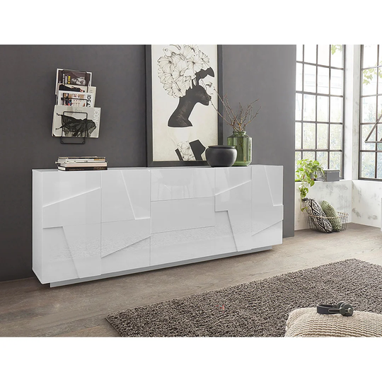 Bharata 224 Cm Wide 3 Drawer Sideboard