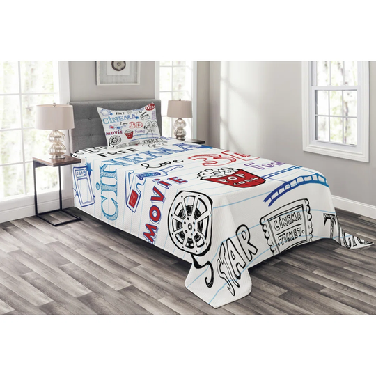 Afrina Bedspread Set with Pillow Sham