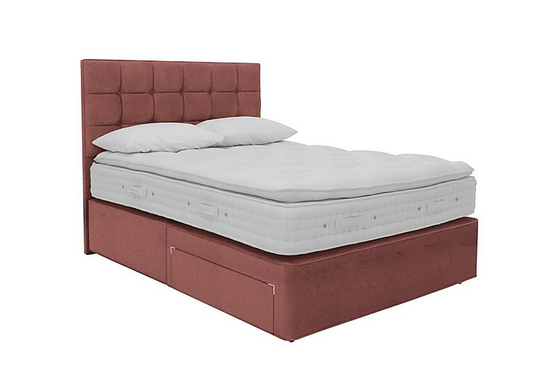 Hypnos - Bespoke Luxury Divan Set - Small Double - Red