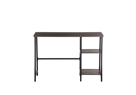 Asher Single Pedestal Desk - Brown