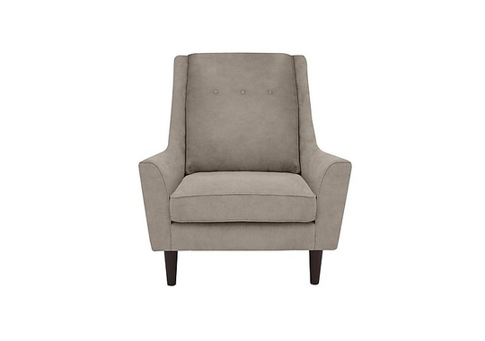 Legend Fabric Designer Accent Chair - Beige